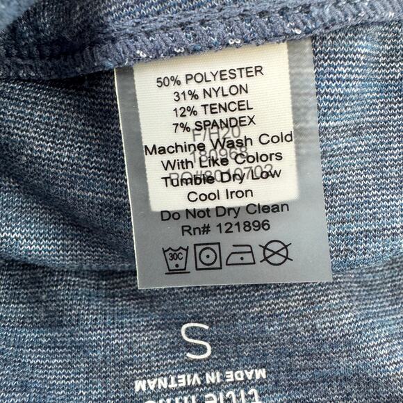 Title Nine Heather Blue Tencel-Blend Tennis Skirt Pickleball Golf Size Small - Picture 8 of 13